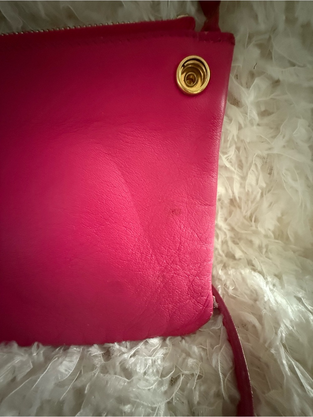 CELINE PINK LEATHER CROSSBODY 💕 - Picture 5 of 7